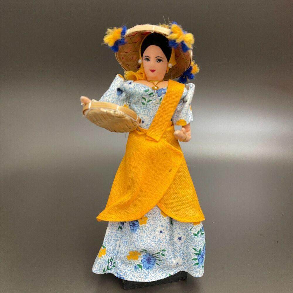 Vintage Mexican Female Doll Souvenir Collectible